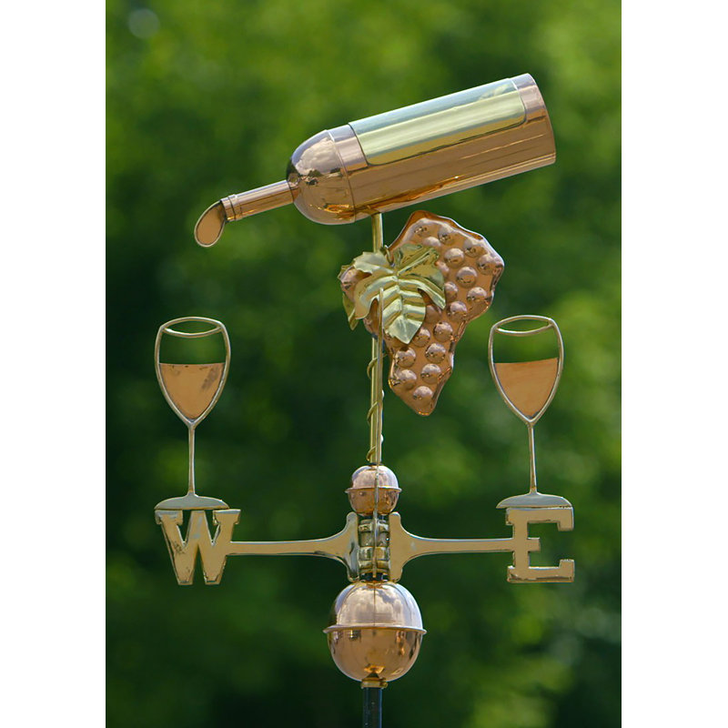 Good Directions Wine Bottle Weathervane Wayfair